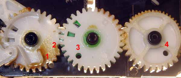 Erste Stellung der Zahbr&auml;der