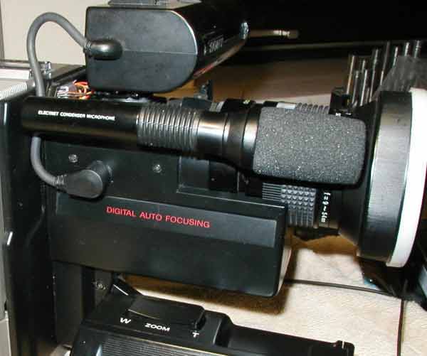 Sucher an der BMC-100 mit 200er Objektiv