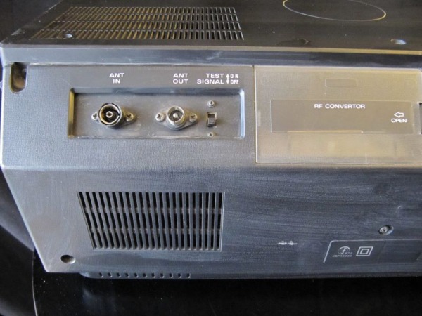 Betamax Europhon EVR-101 Antennenanschlu&szlig;