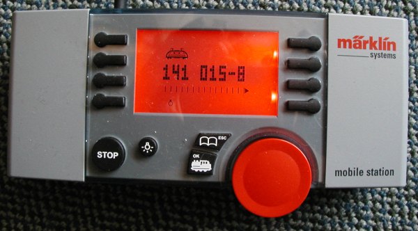 Displaybeleuchtung f&uuml;r Mobile Station in rot